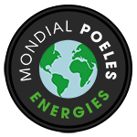 Poêles Béziers: bois et granulés – Mondial Poêles Logo